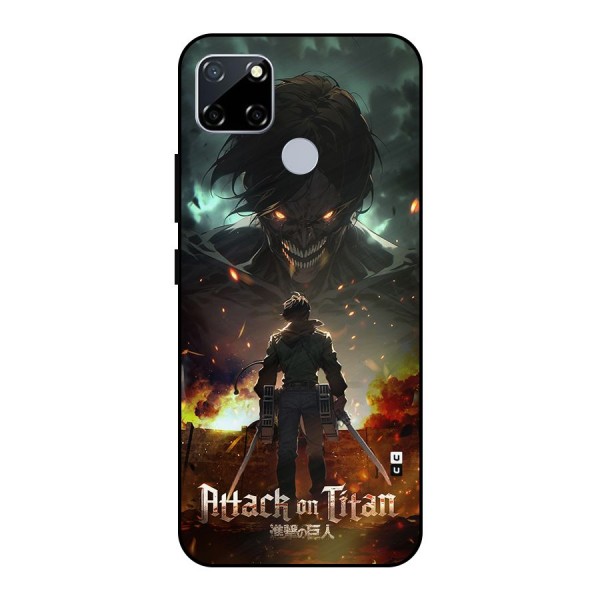 Atack On Titan Metal Back Case for Realme Narzo 20