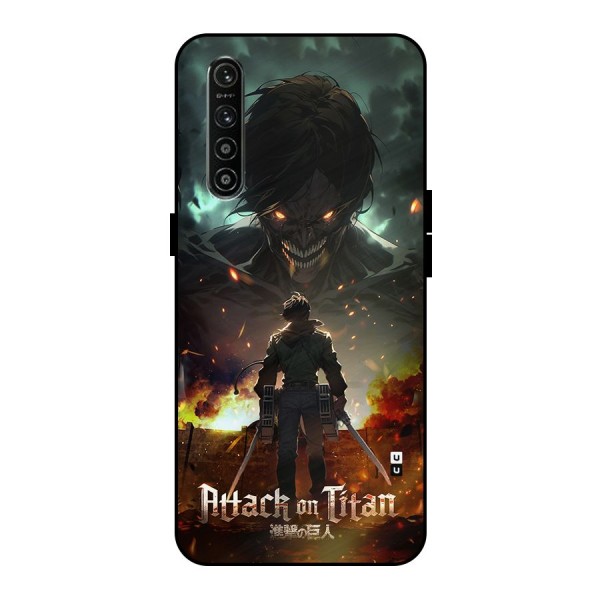 Atack On Titan Metal Back Case for Realme XT