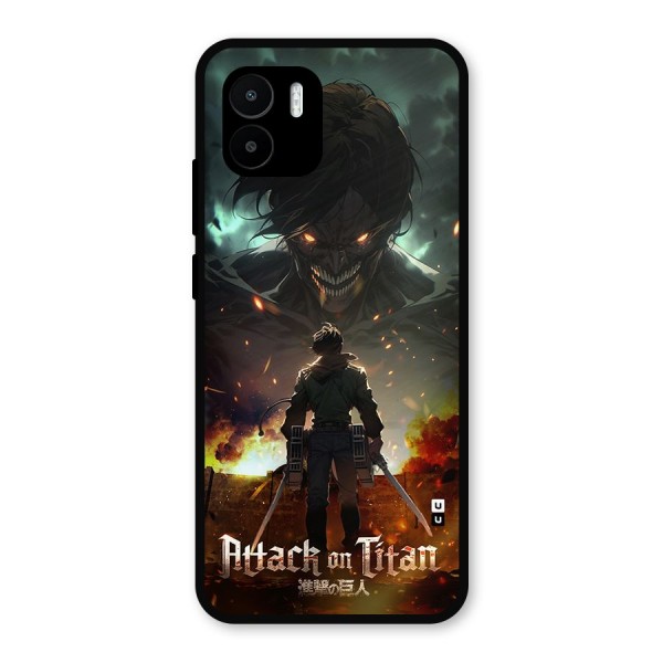 Atack On Titan Metal Back Case for Redmi A1