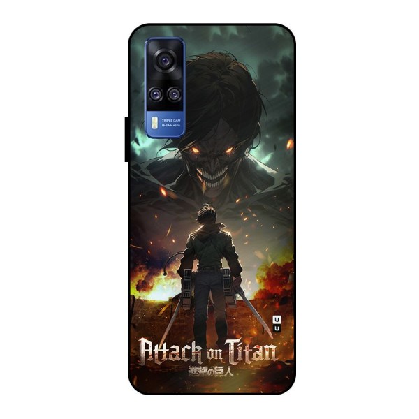 Atack On Titan Metal Back Case for Vivo Y51