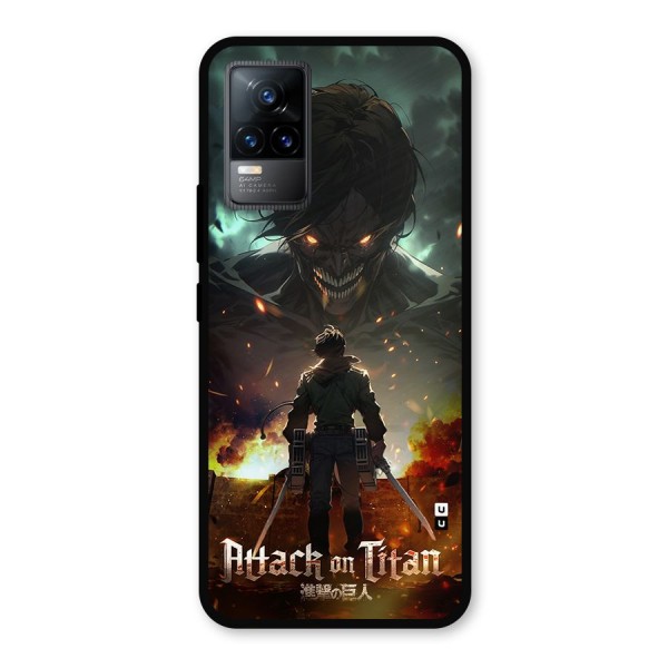 Atack On Titan Metal Back Case for Vivo Y73