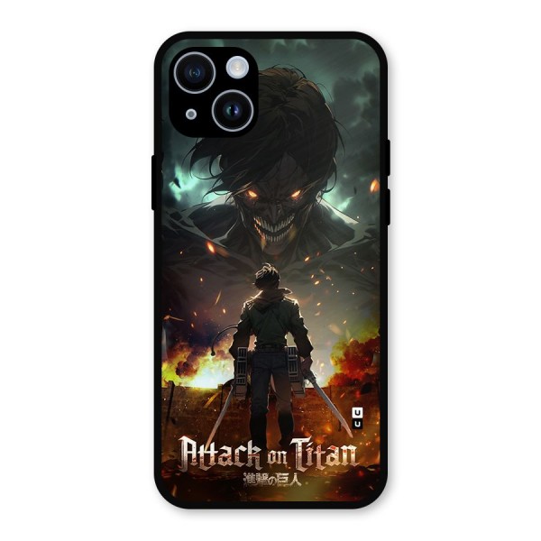 Atack On Titan Metal Back Case for iPhone 14