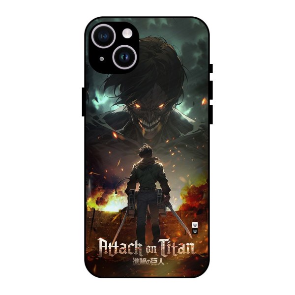 Atack On Titan Metal Back Case for iPhone 14 Plus