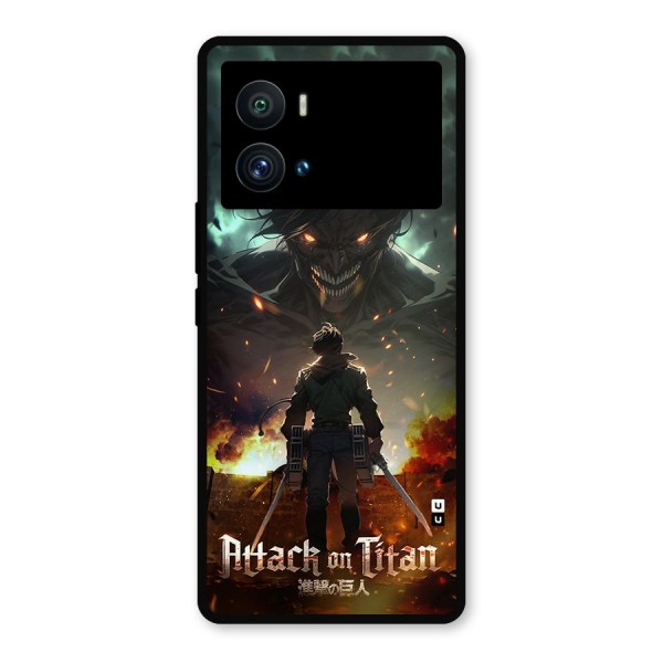 Atack On Titan Metal Back Case for iQOO 9 Pro