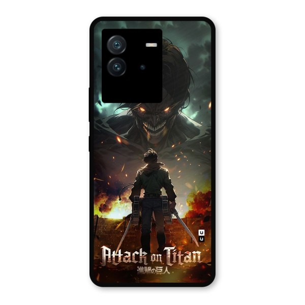 Atack On Titan Metal Back Case for iQOO Neo 6 5G