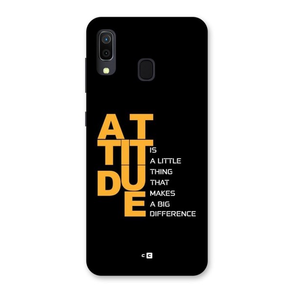 Attitude Difference Back Case for Galaxy A30