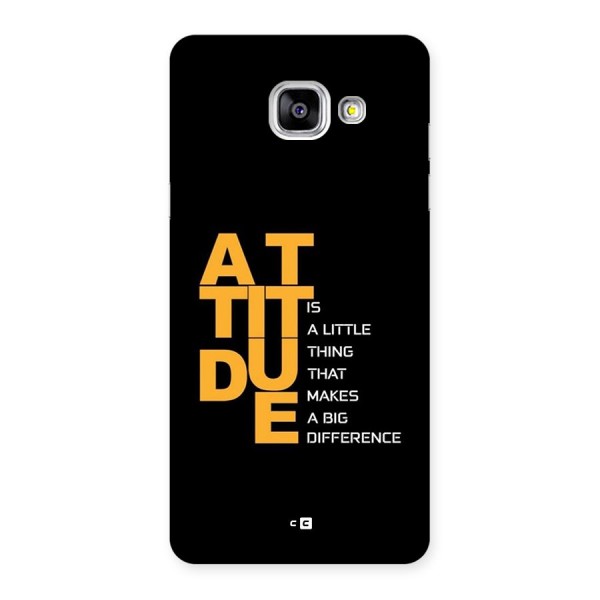 Attitude Difference Back Case for Galaxy A5 (2016)