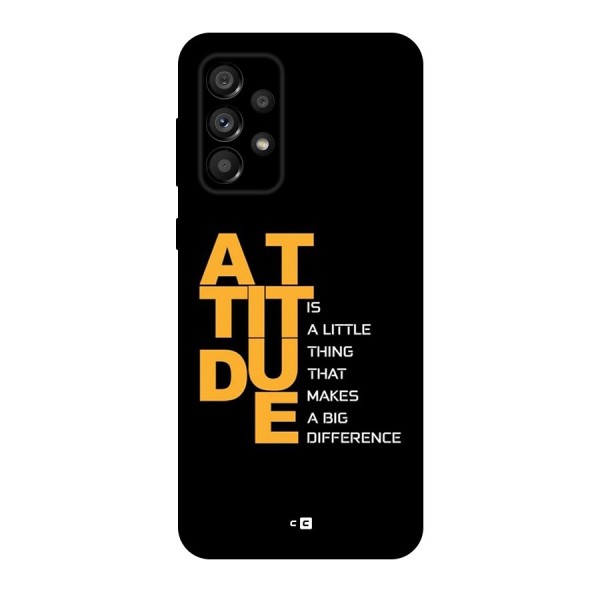 Attitude Difference Back Case for Galaxy A73 5G