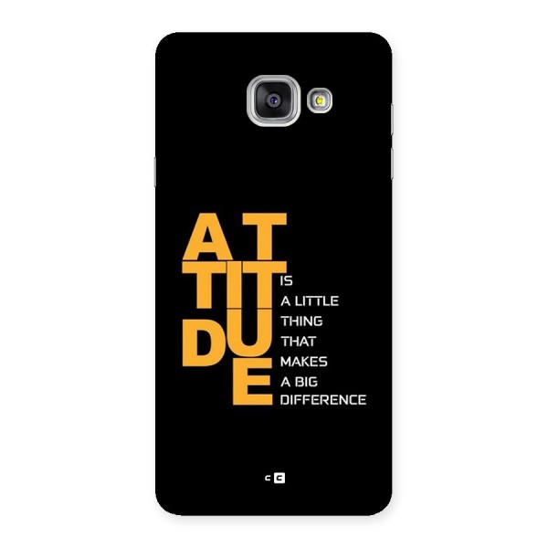 Attitude Difference Back Case for Galaxy A7 (2016)