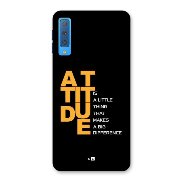 Attitude Difference Back Case for Galaxy A7 (2018)