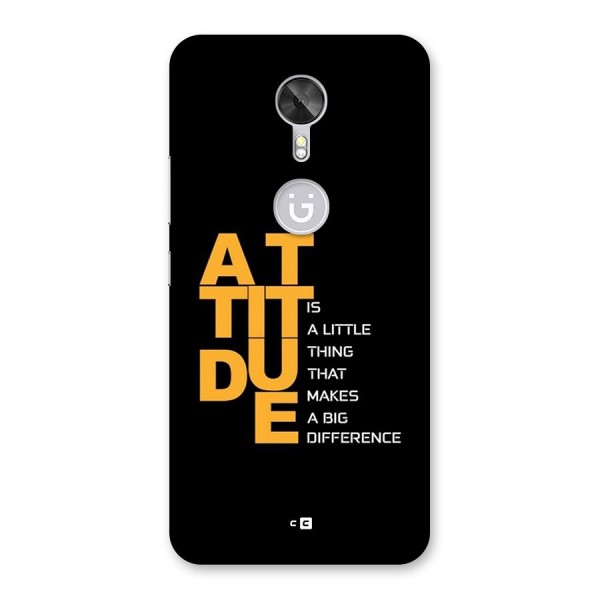 Attitude Difference Back Case for Gionee A1