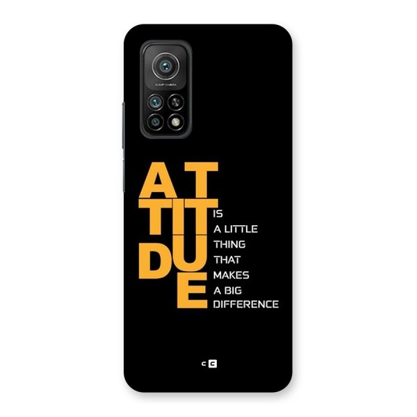 Attitude Difference Back Case for Mi 10T 5G