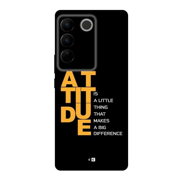 Attitude Difference Back Case for Vivo V27