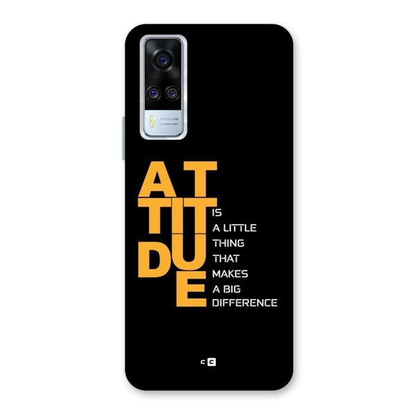 Attitude Difference Back Case for Vivo Y51