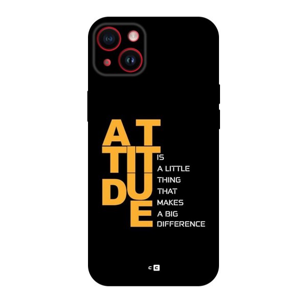 Attitude Difference Back Case for iPhone 14 Plus