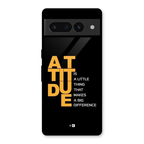 Attitude Difference Glass Back Case for Google Pixel 7 Pro