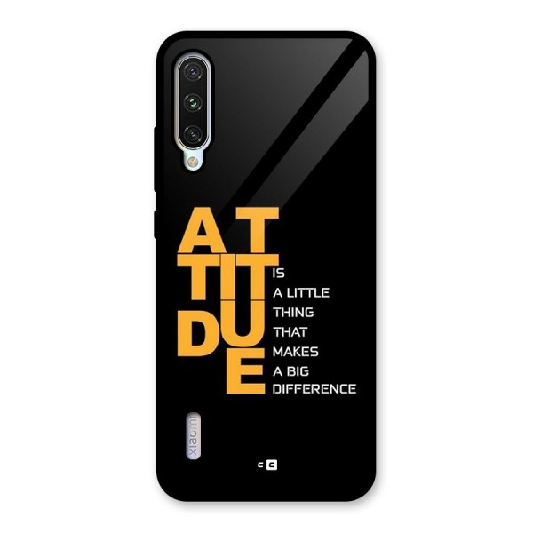 Attitude Difference Glass Back Case for Mi A3