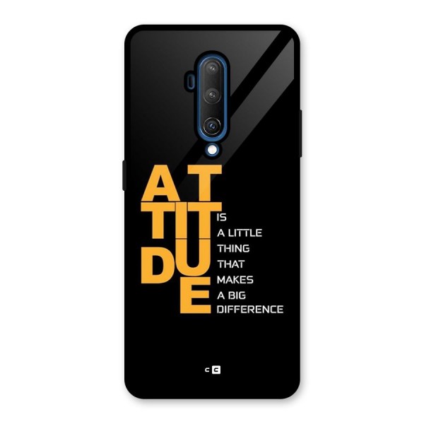 Attitude Difference Glass Back Case for OnePlus 7T Pro