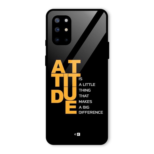 Attitude Difference Glass Back Case for OnePlus 8T