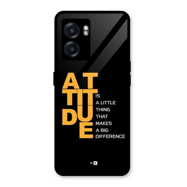 Attitude Difference Glass Back Case for Oppo K10 (5G)