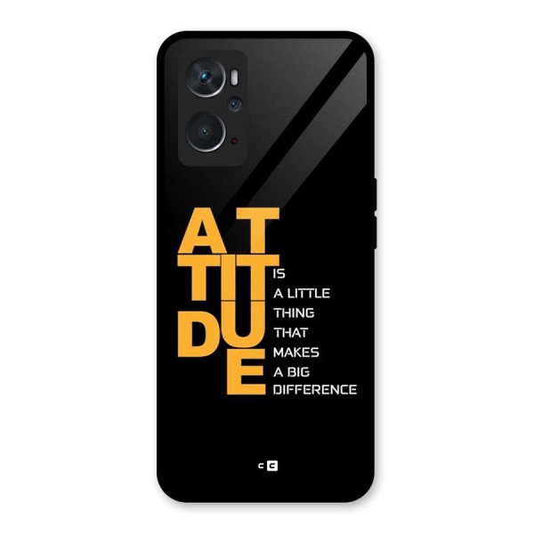 Attitude Difference Glass Back Case for Oppo K10 4G