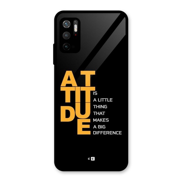 Attitude Difference Glass Back Case for Poco M3 Pro 5G