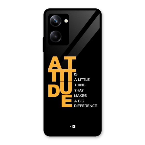 Attitude Difference Glass Back Case for Realme 10 Pro