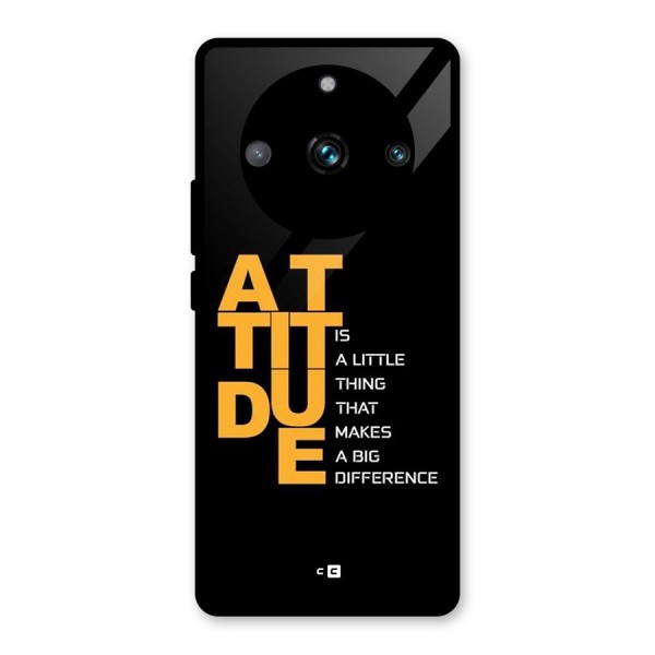 Attitude Difference Glass Back Case for Realme 11 Pro