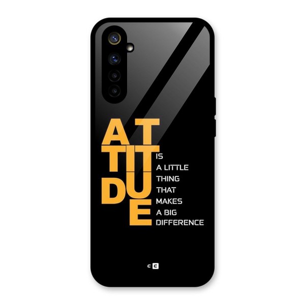 Attitude Difference Glass Back Case for Realme 6i