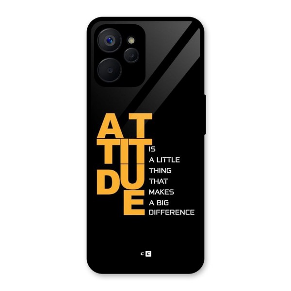 Attitude Difference Glass Back Case for Realme 9i 5G