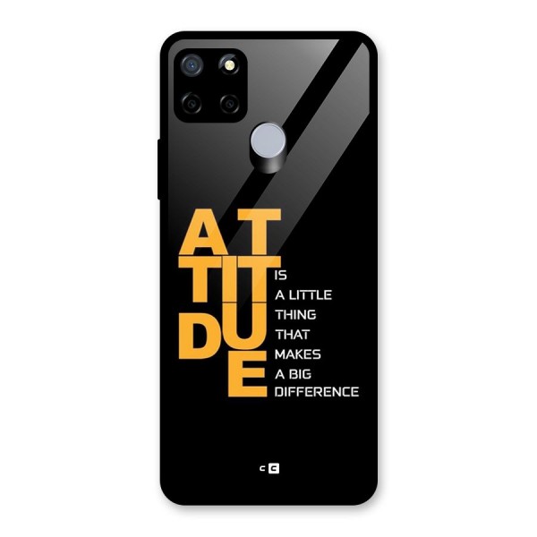 Attitude Difference Glass Back Case for Realme Narzo 20