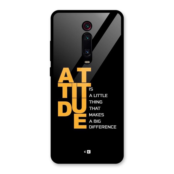 Attitude Difference Glass Back Case for Redmi K20 Pro