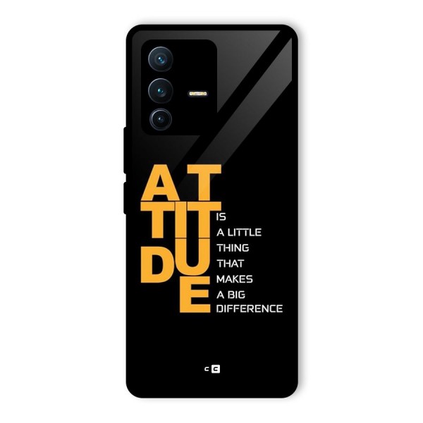 Attitude Difference Glass Back Case for Vivo V23 Pro