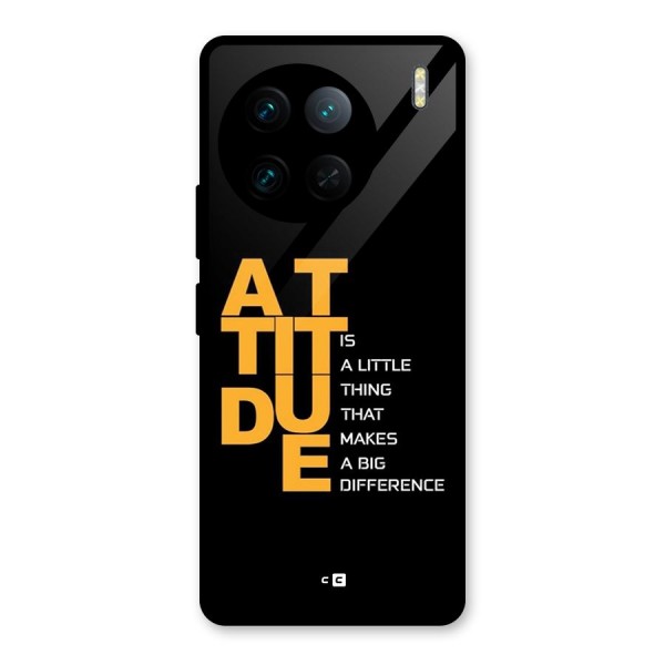 Attitude Difference Glass Back Case for Vivo X90 Pro