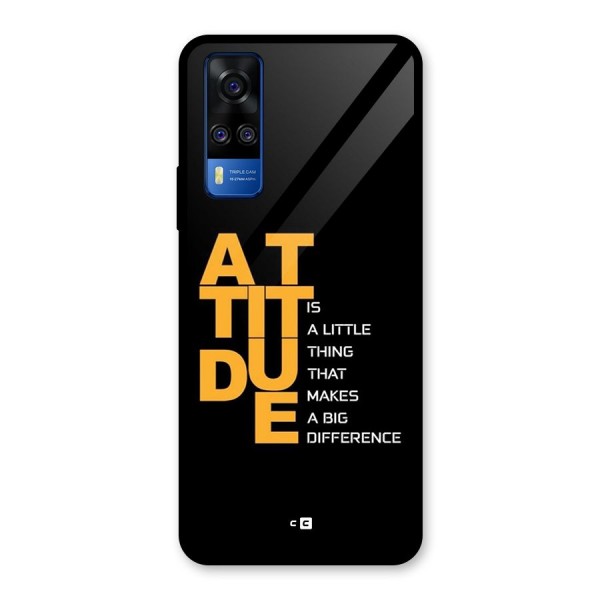 Attitude Difference Glass Back Case for Vivo Y51