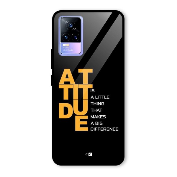 Attitude Difference Glass Back Case for Vivo Y73