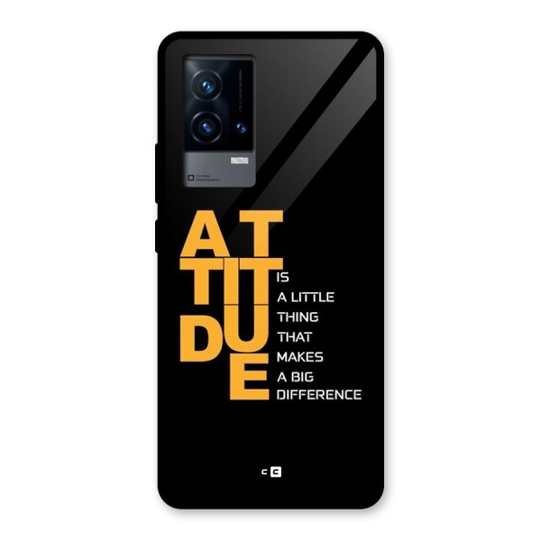 Attitude Difference Glass Back Case for iQOO 9 5G