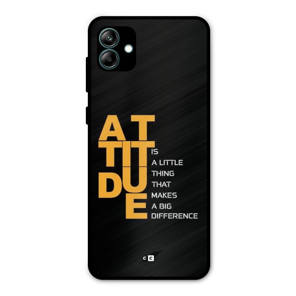 Attitude Difference Metal Back Case for Galaxy A04