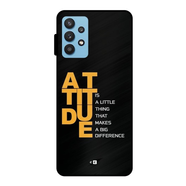 Attitude Difference Metal Back Case for Galaxy M32 5G