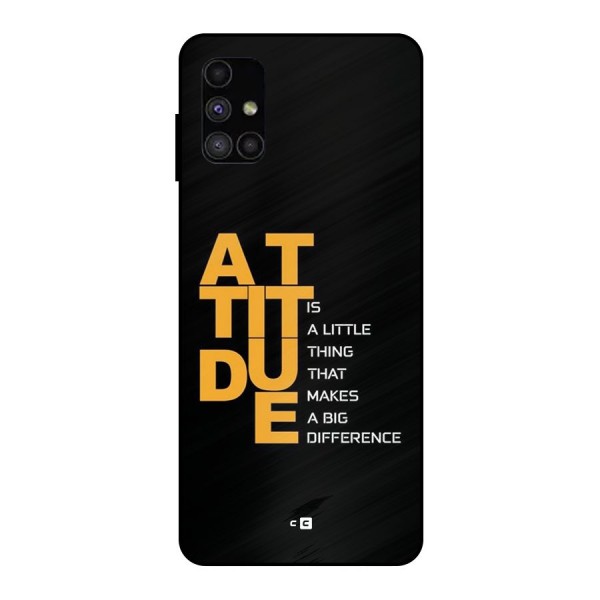 Attitude Difference Metal Back Case for Galaxy M51