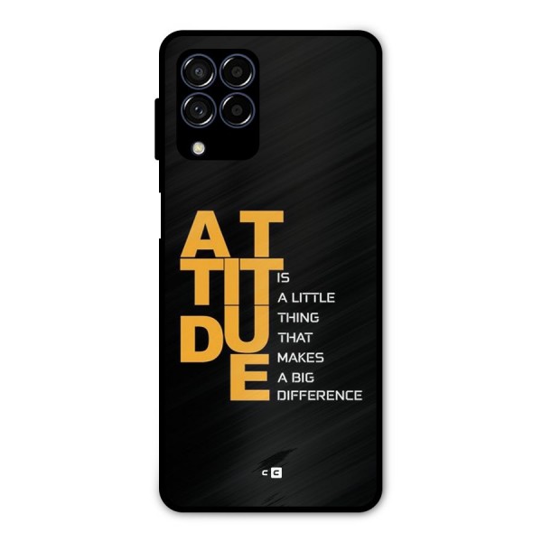 Attitude Difference Metal Back Case for Galaxy M53 5G
