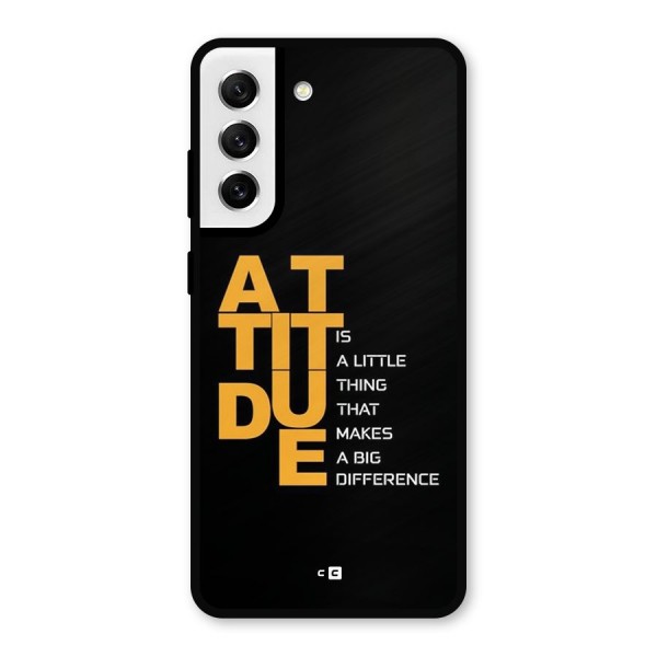 Attitude Difference Metal Back Case for Galaxy S21 FE 5G