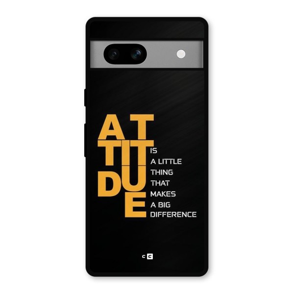 Attitude Difference Metal Back Case for Google Pixel 7a