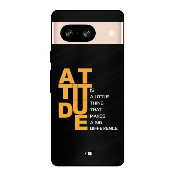 Attitude Difference Metal Back Case for Google Pixel 8