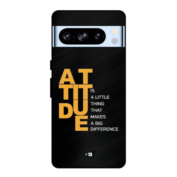 Attitude Difference Metal Back Case for Google Pixel 8 Pro