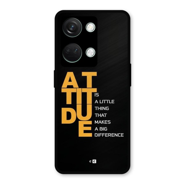 Attitude Difference Metal Back Case for OnePlus Nord 3