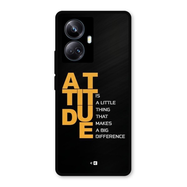 Attitude Difference Metal Back Case for Realme 10 Pro Plus