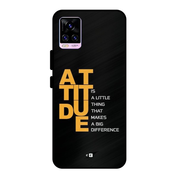 Attitude Difference Metal Back Case for Vivo V20 Pro