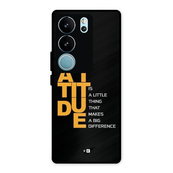 Attitude Difference Metal Back Case for Vivo V29 Pro