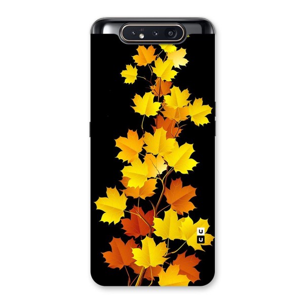 Autumn Forest Leaves Back Case for Galaxy A80